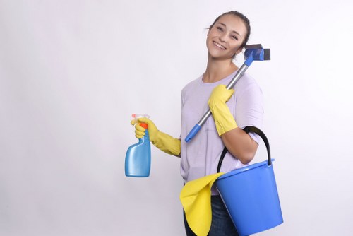 Maintenance cleaning of high-traffic commercial carpet in Surbiton