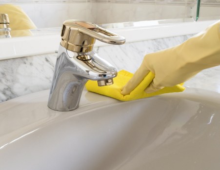 Waste handling and cleaning materials prepared for lawful disposal