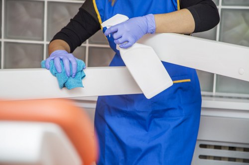 Deep cleaning stains from a sofa in a Surbiton home